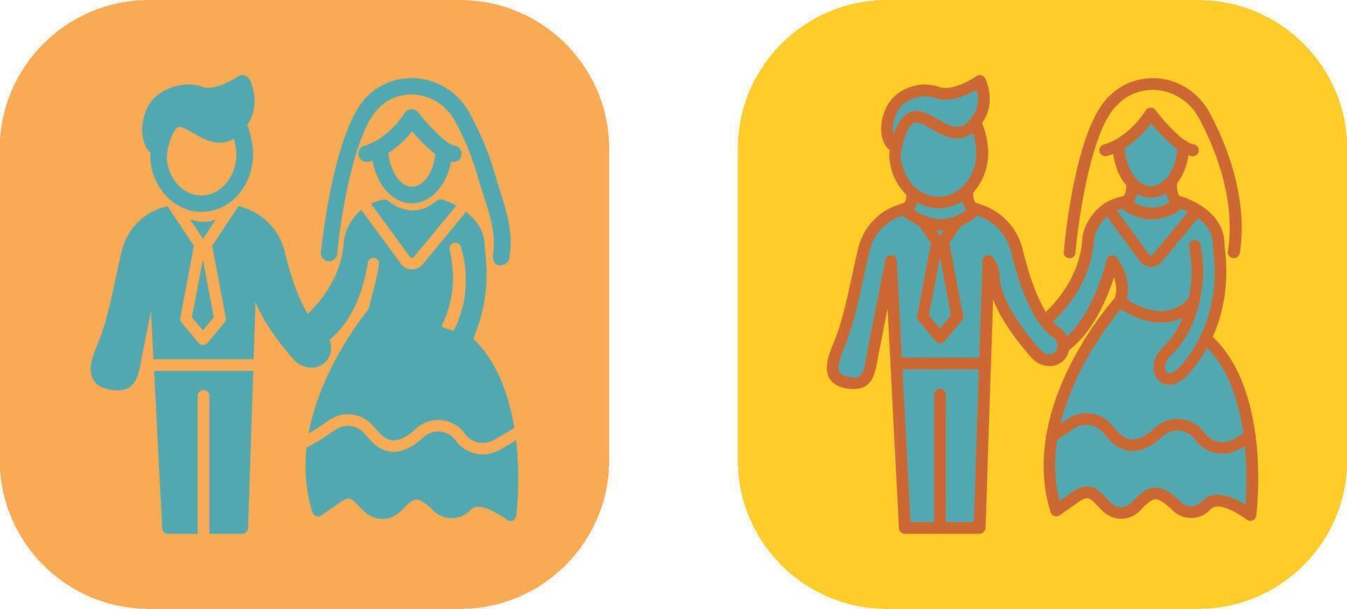 Couple Icon Design vector