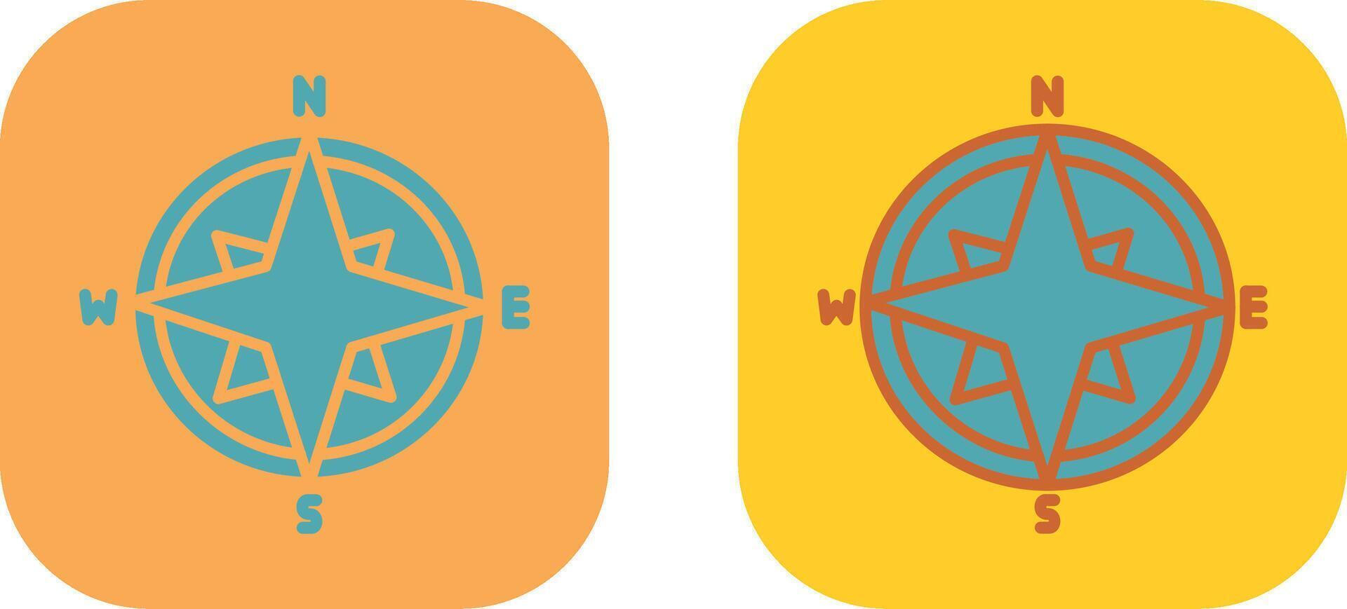 Compass Icon Design vector