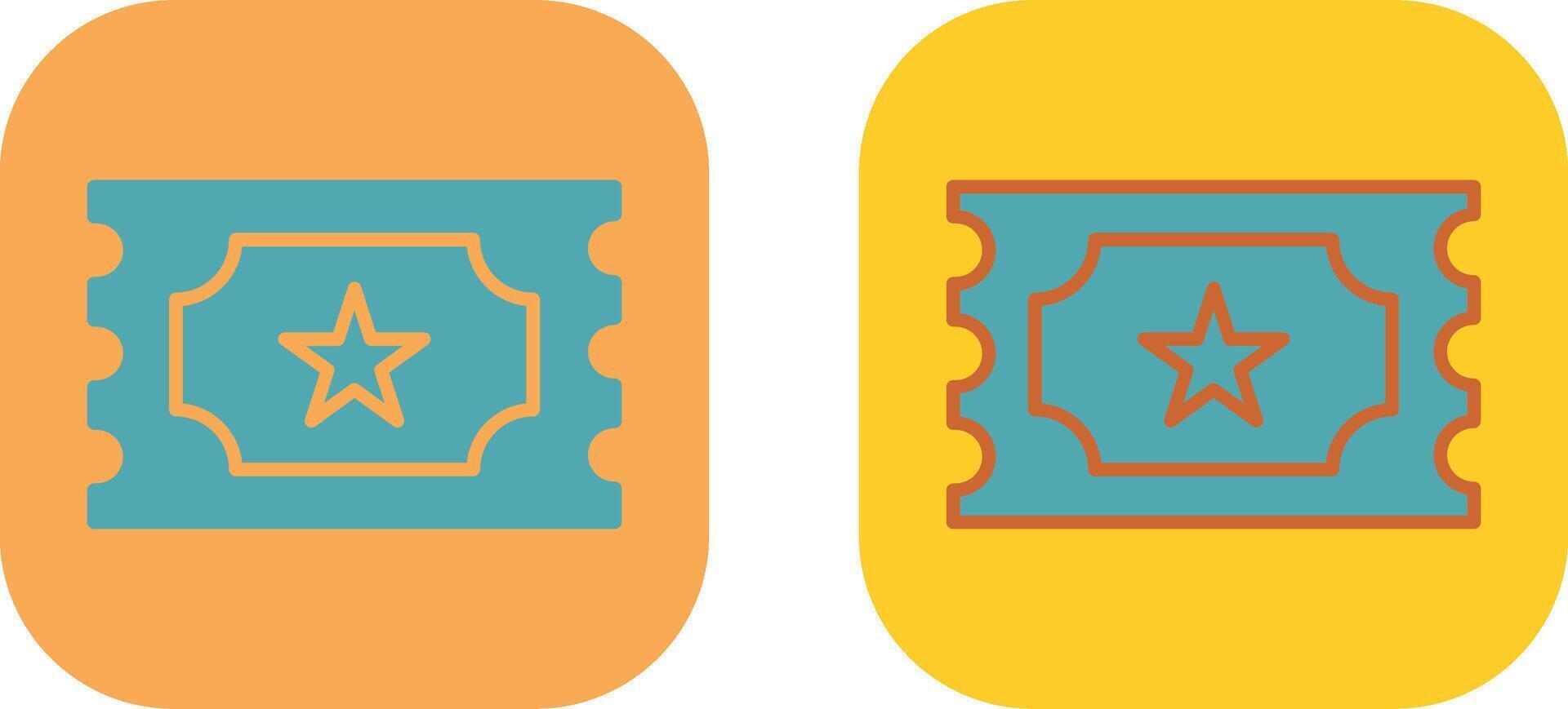 Tickets Icon Design vector