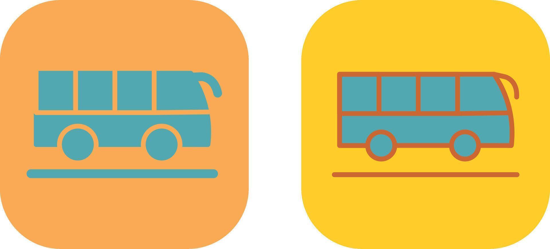 Bus Icon Design vector