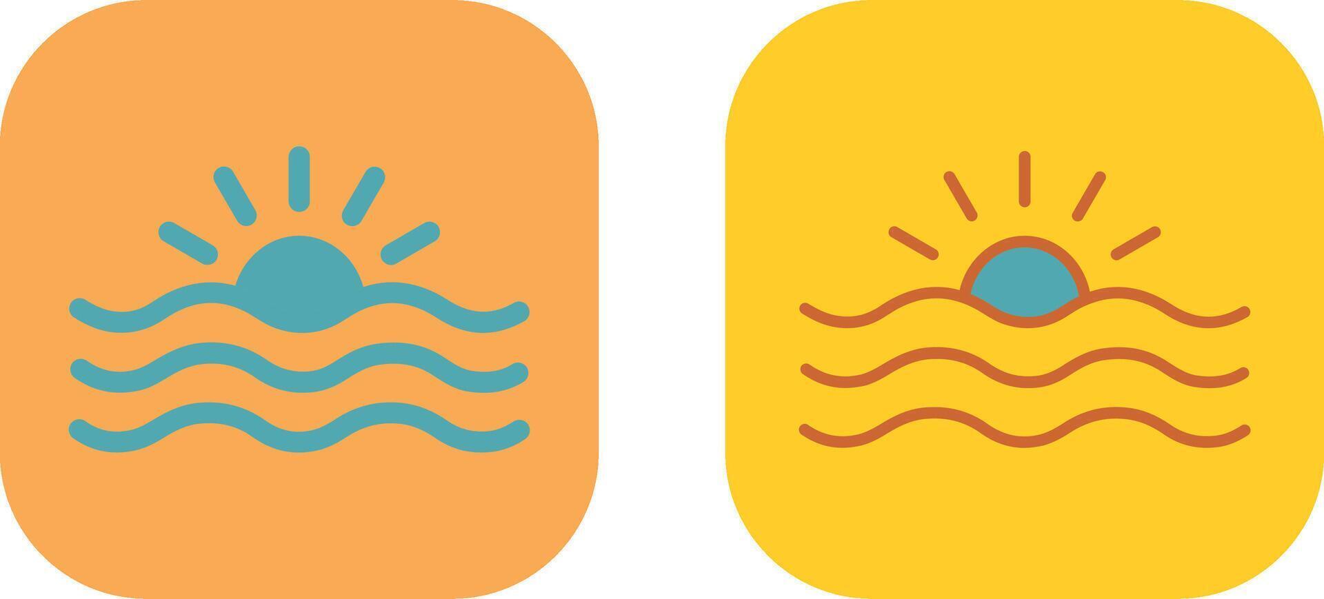 Ocean Icon Design vector