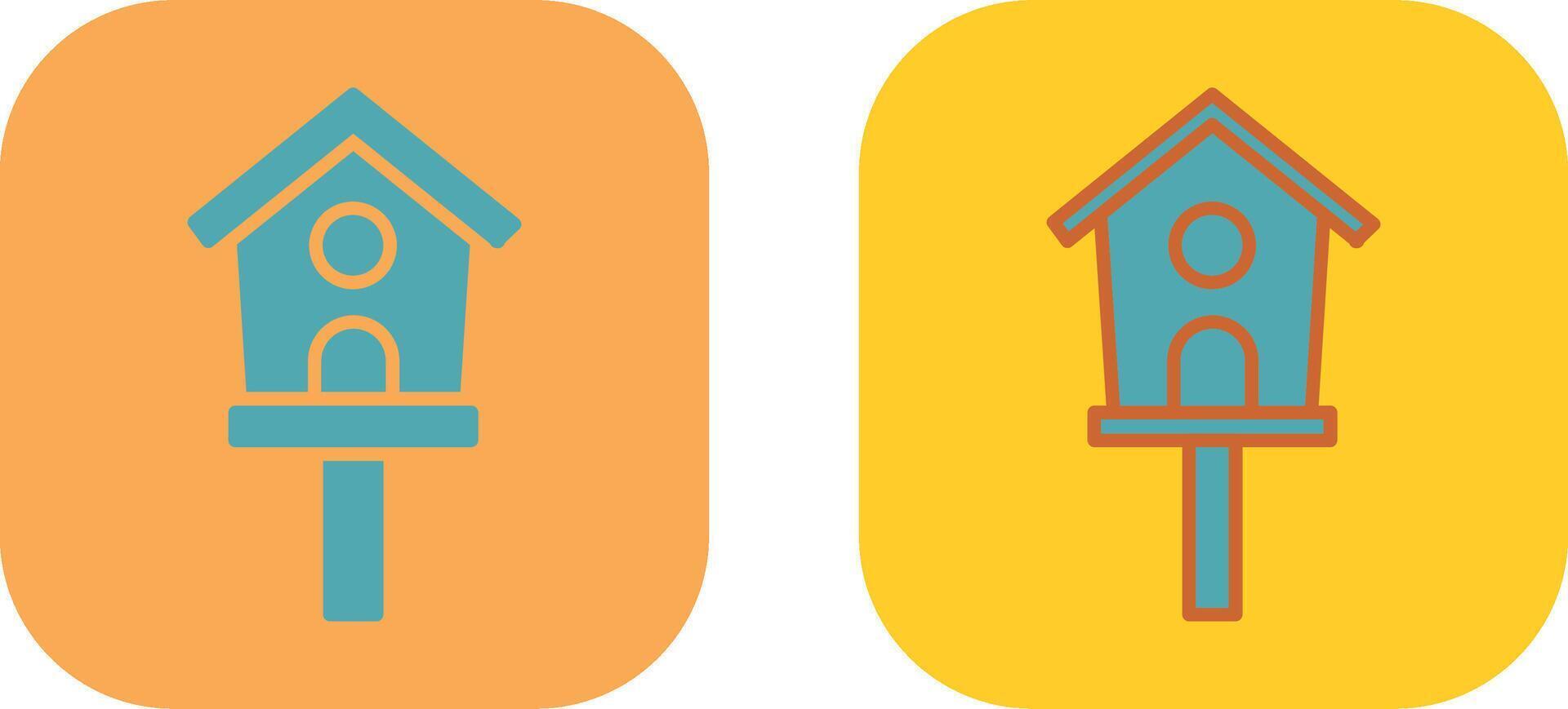 Birdhouse Icon Design vector