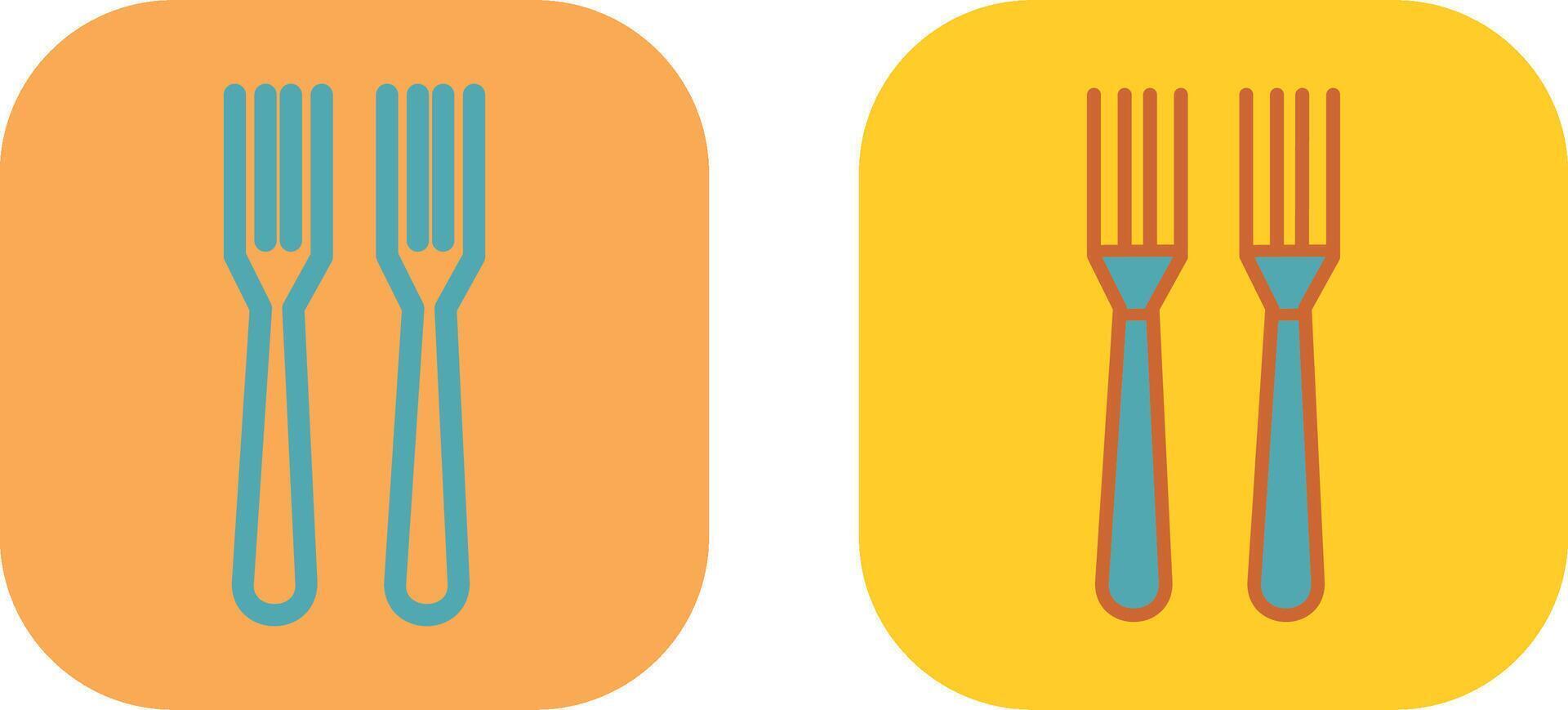 Fork Icon Design vector