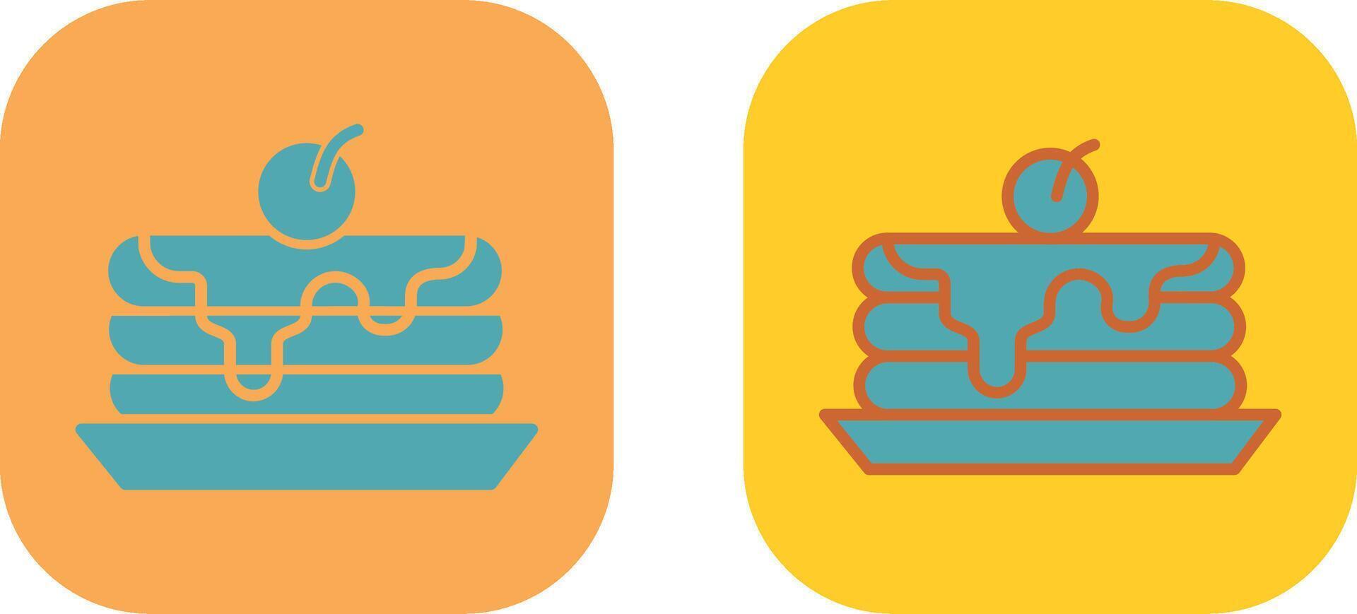 Pancake Icon Design vector