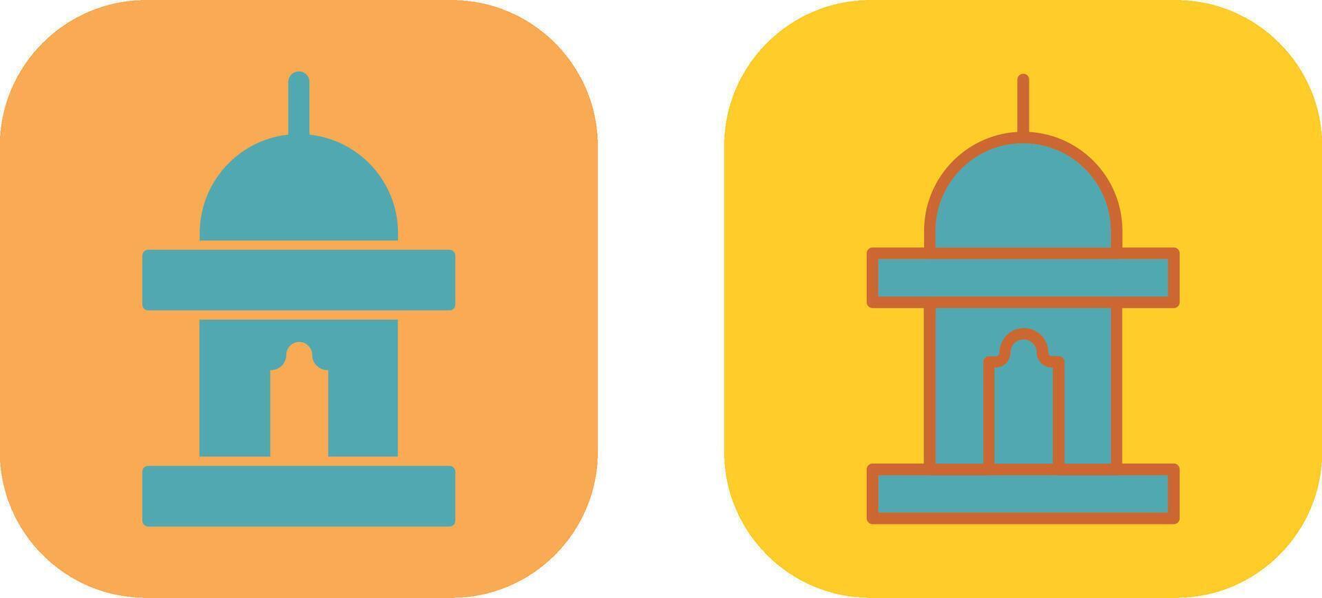 Mimbar Icon Design vector