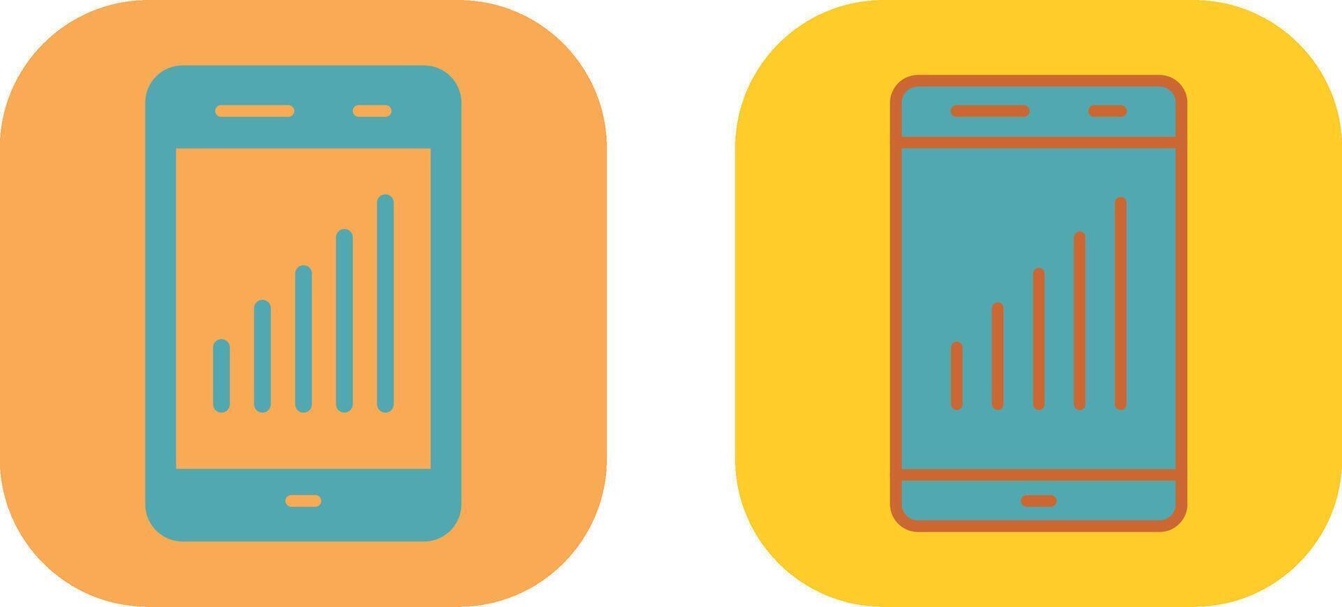 Cell Signal Icon Design vector