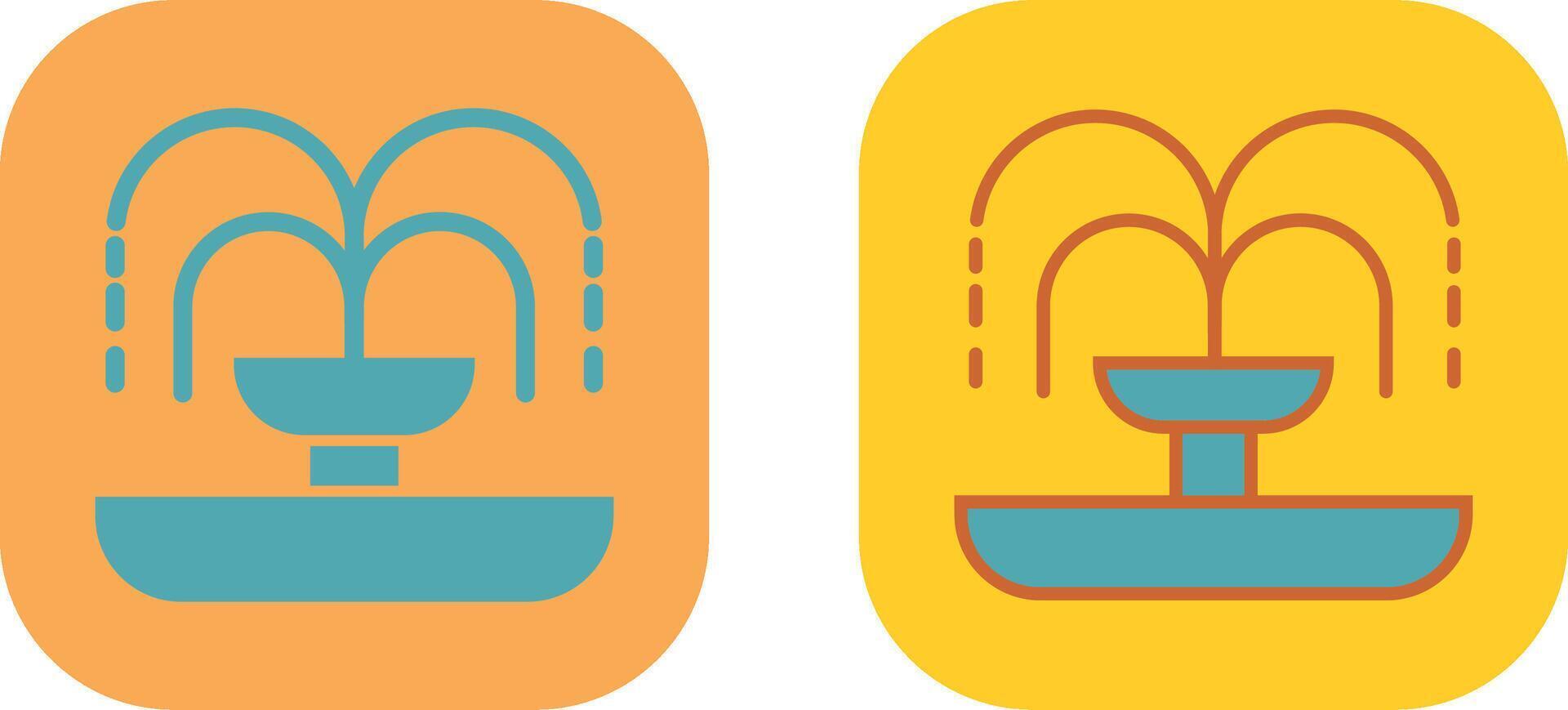 Fountain Icon Design vector