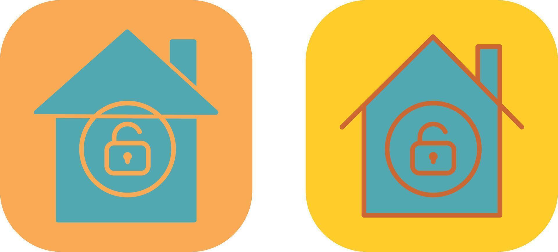 Unlocked Icon Design vector