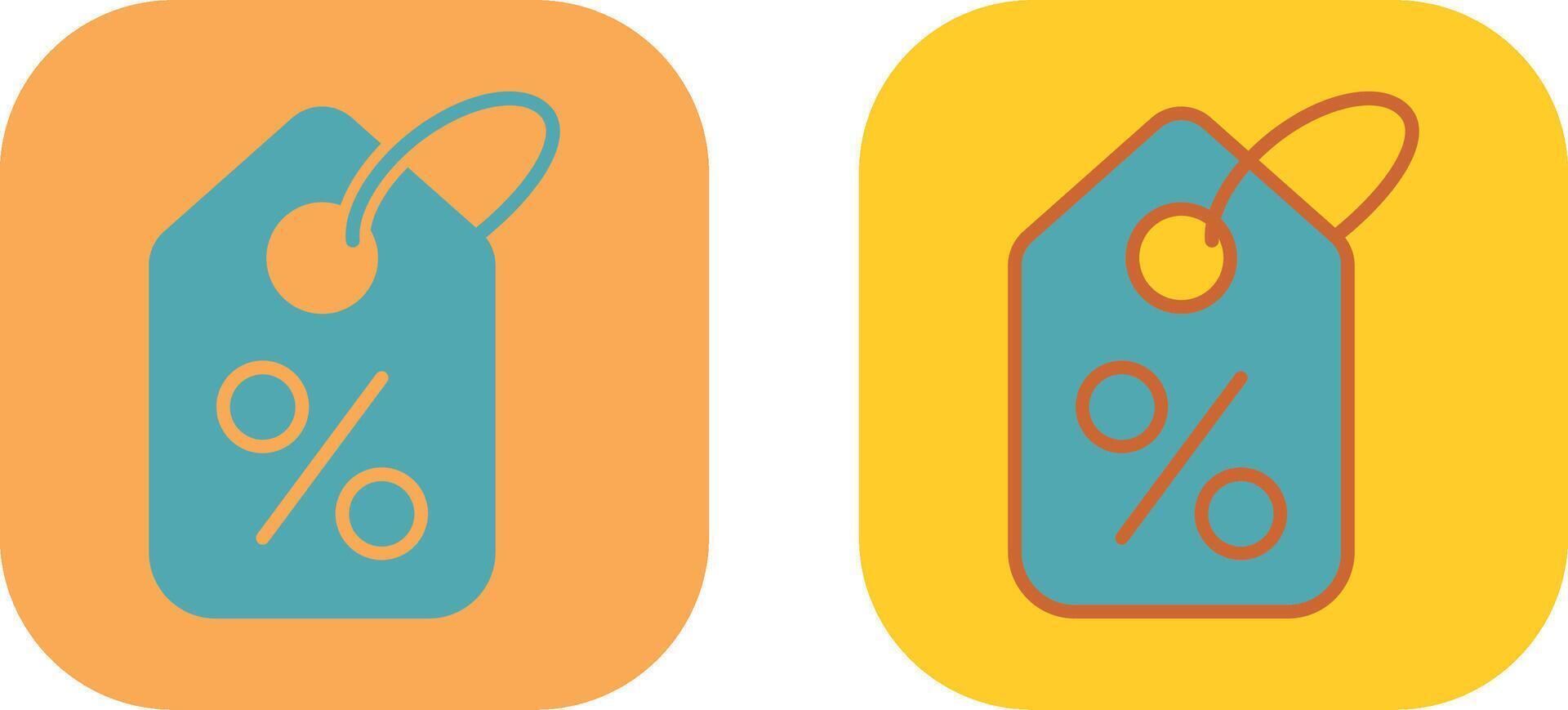 Discount Icon Design vector