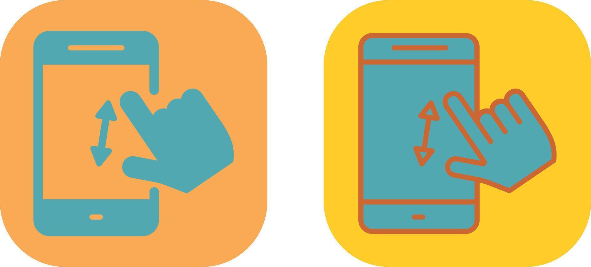 Swipe Icon Design vector