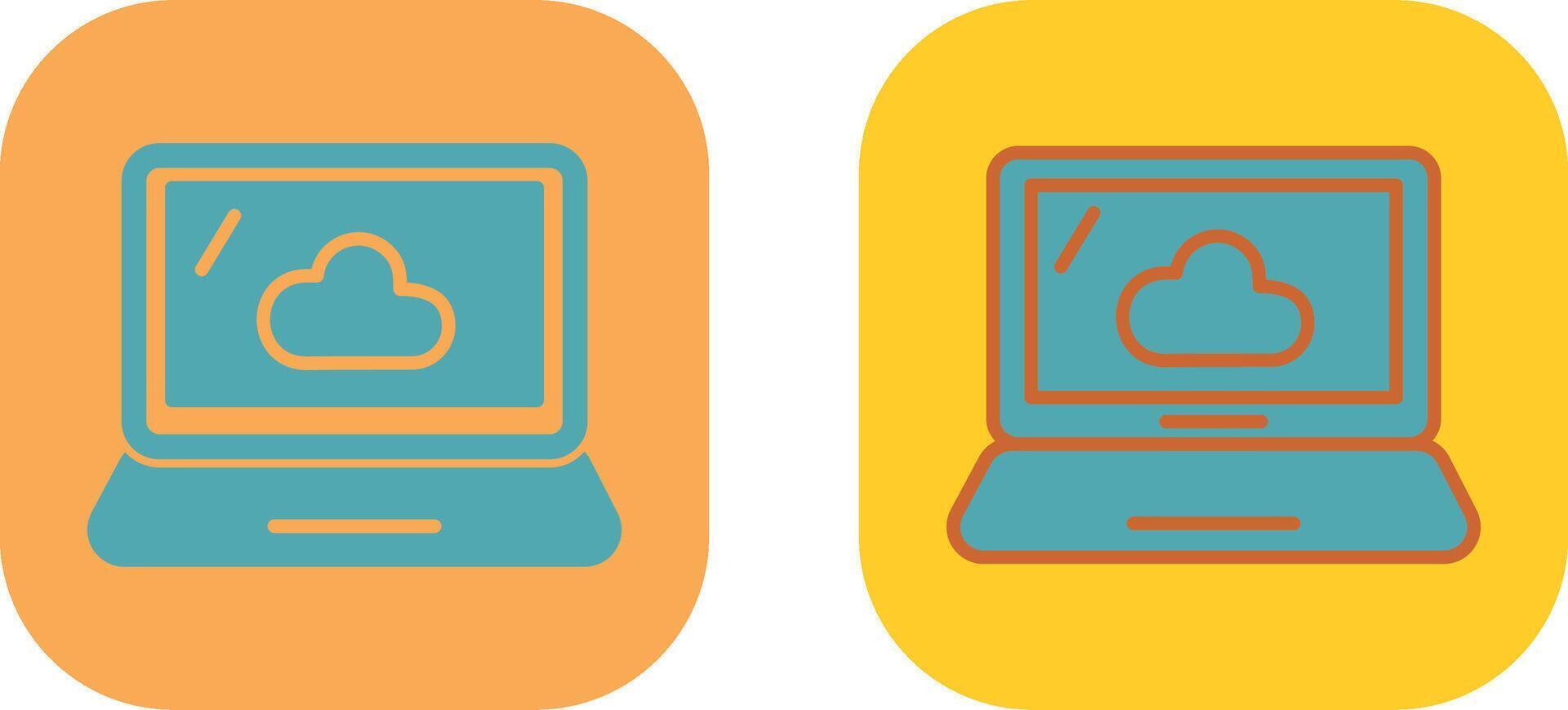 Laptop Icon Design vector