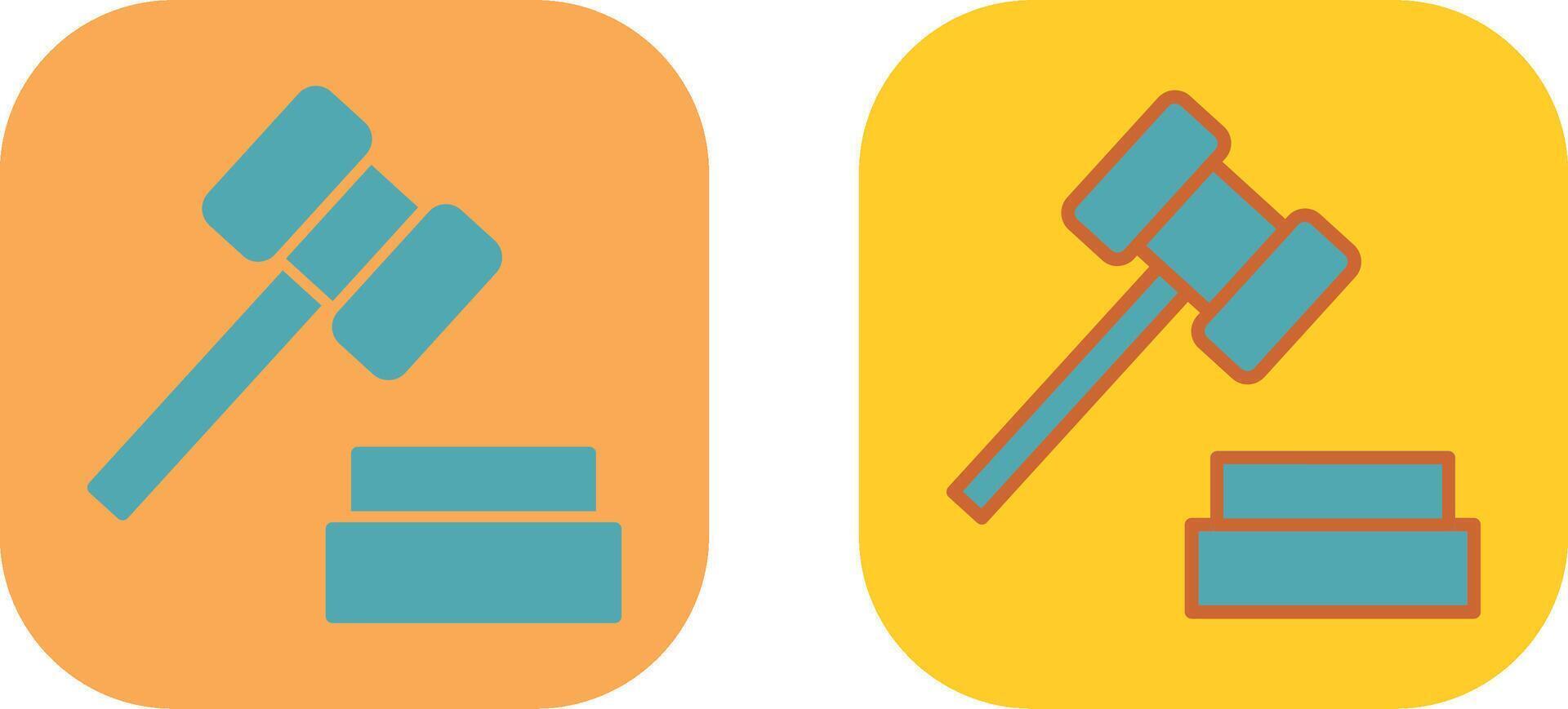 Gavel Icon Design vector