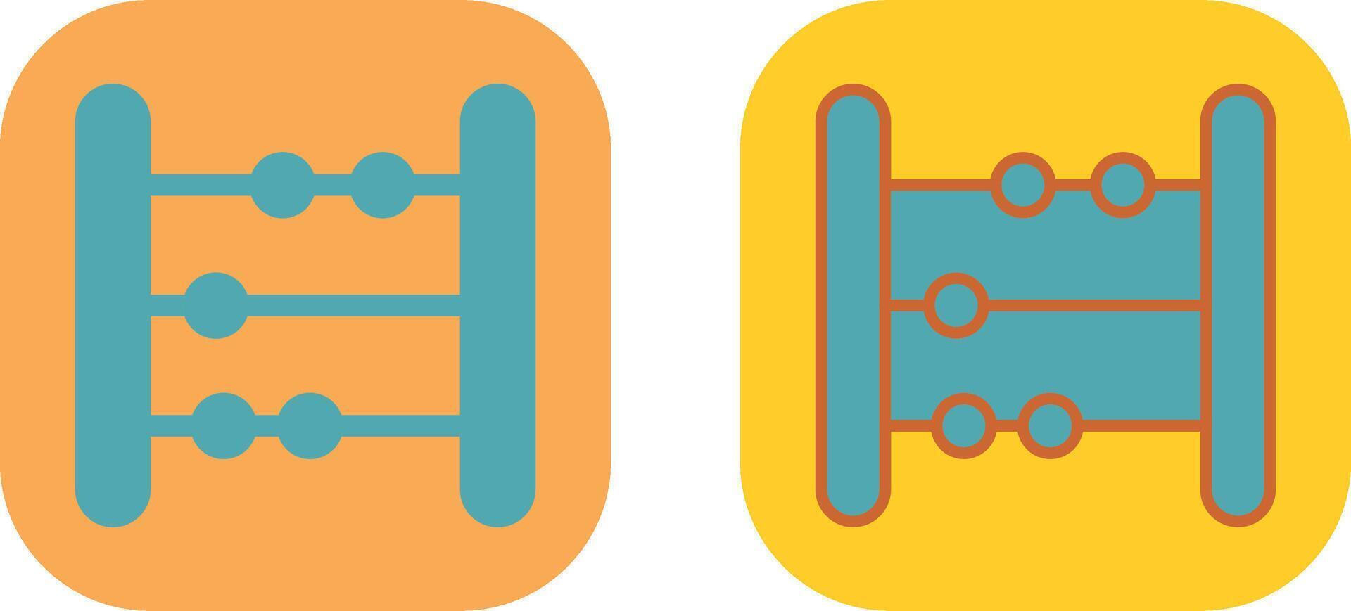 Abacus Icon Design vector