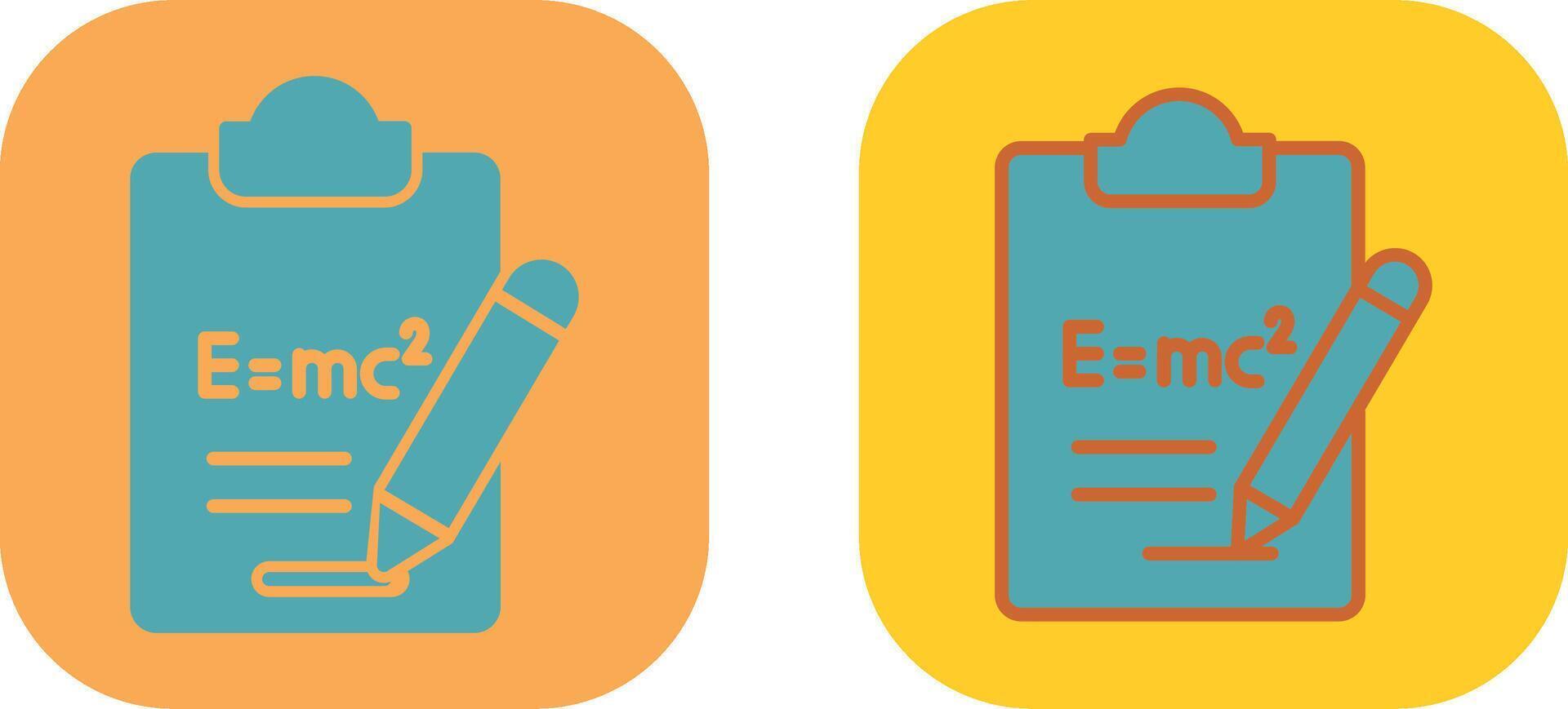 Formula Icon Design vector