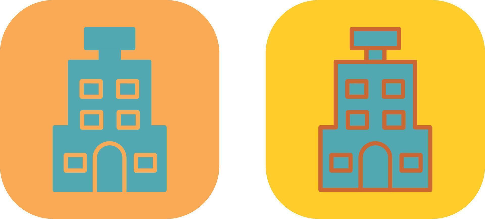Hostel Icon Design vector