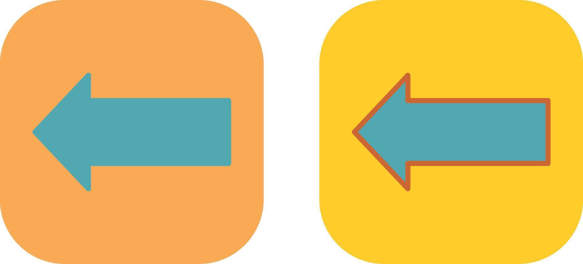 Left Icon Design vector