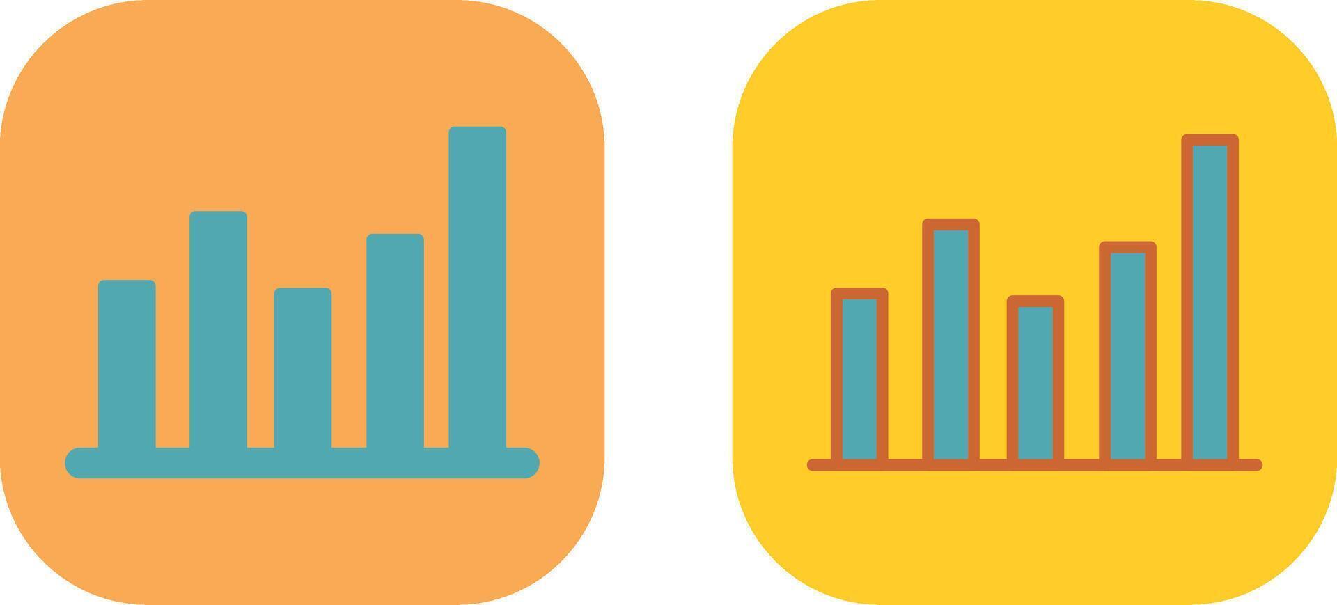 Chart Icon Design vector