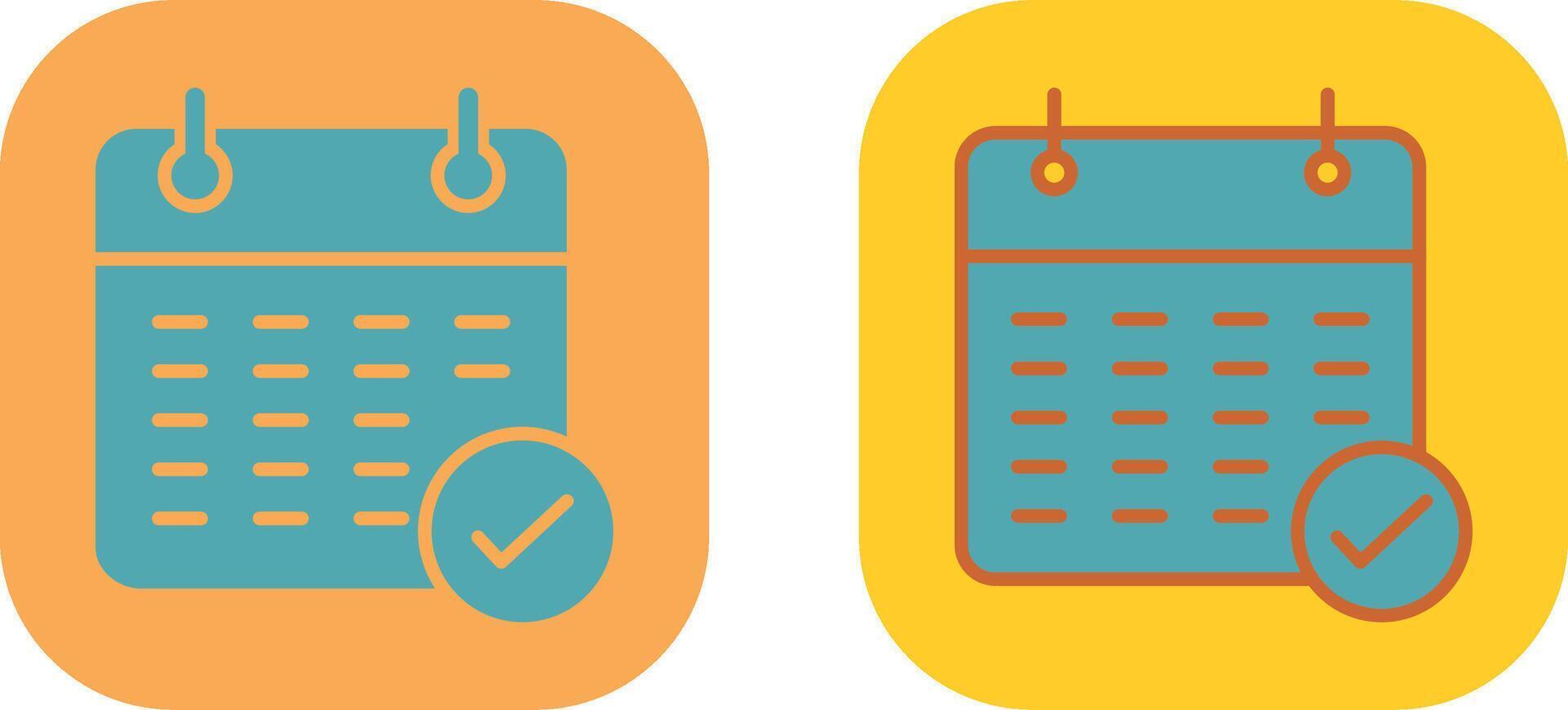 Calendar Icon Design vector