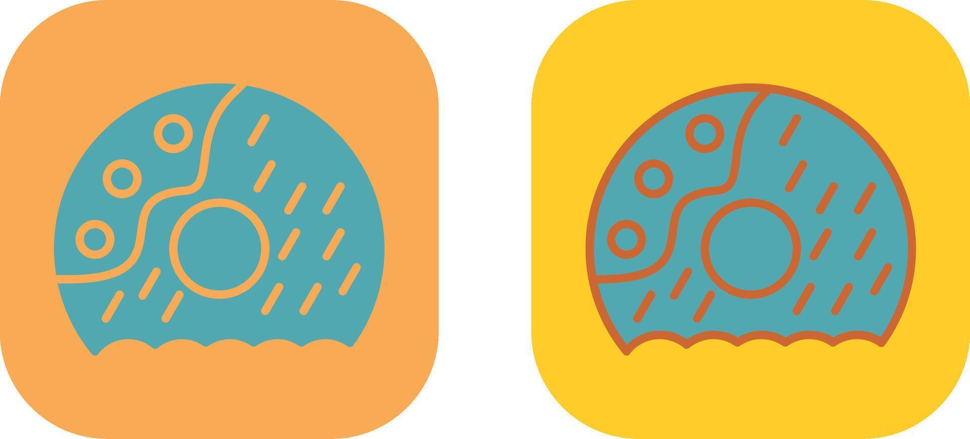 Doughnut Icon Design vector