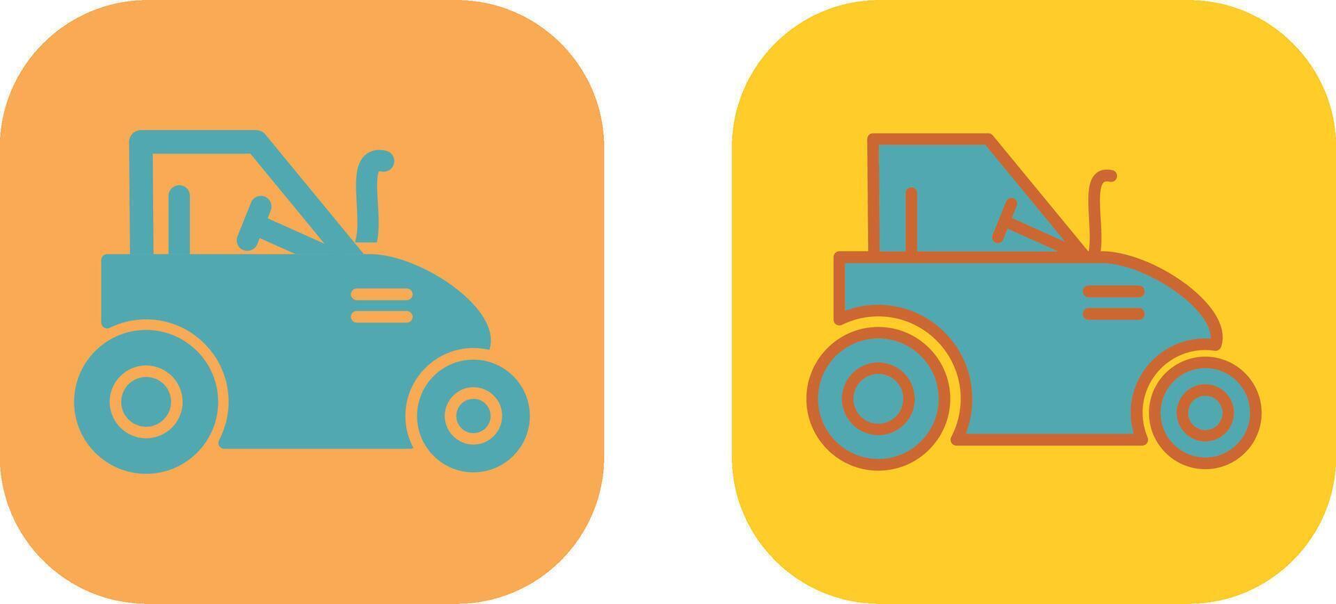 Tractor Icon Design vector