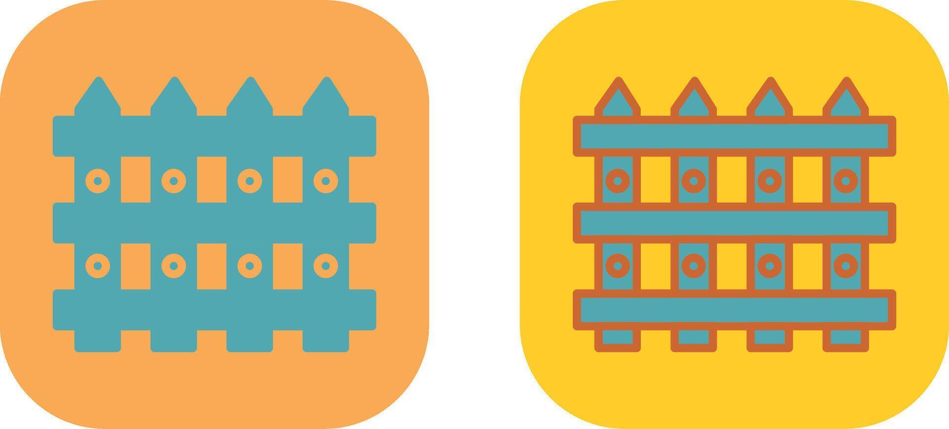 Fence Icon Design vector