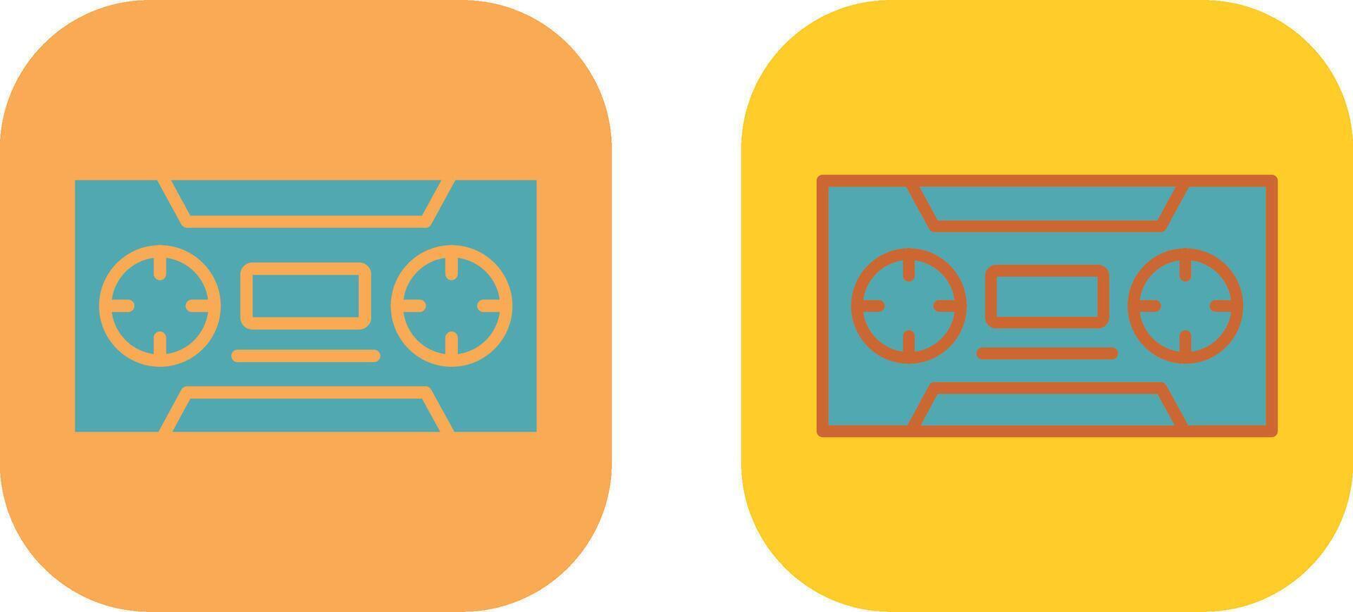 Cassette Icon Design vector