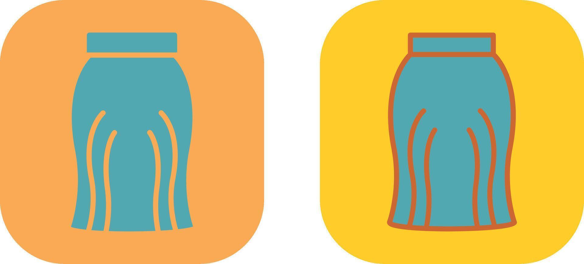 Skirt Icon Design vector