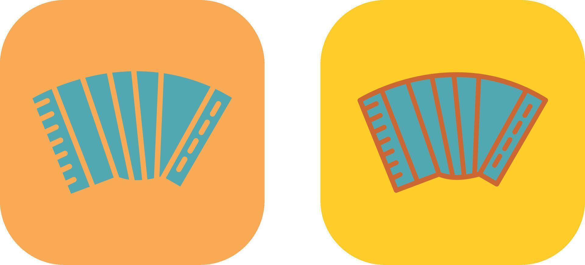Accordion Icon Design vector