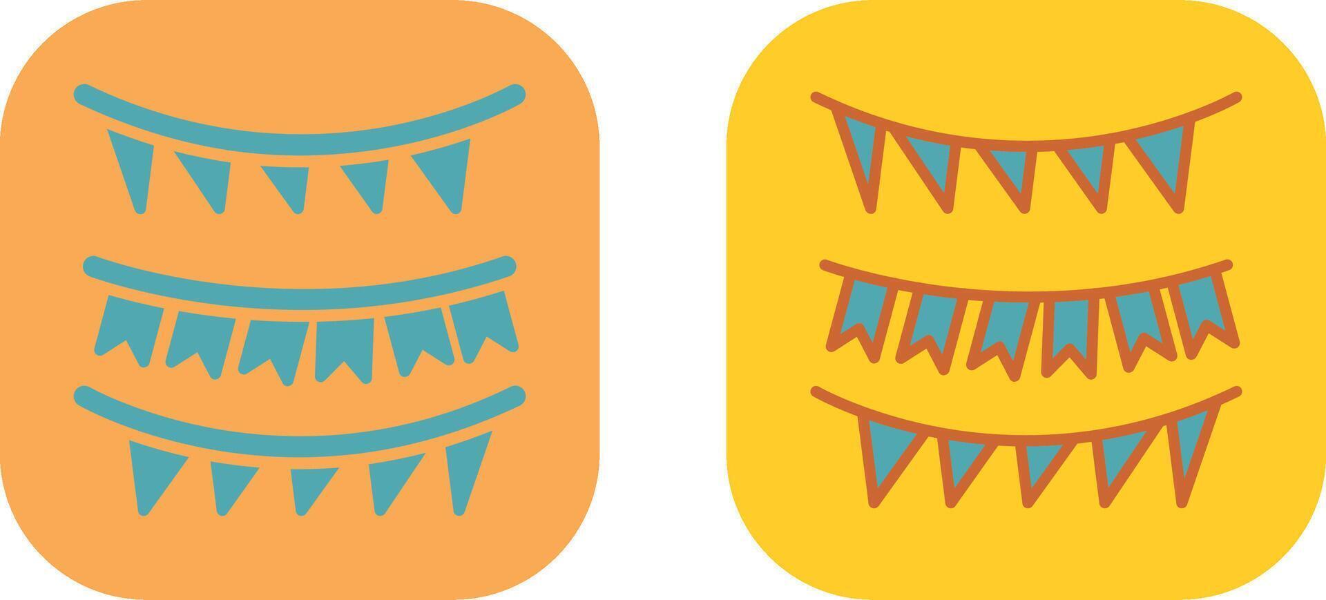 Garlands Icon Design vector