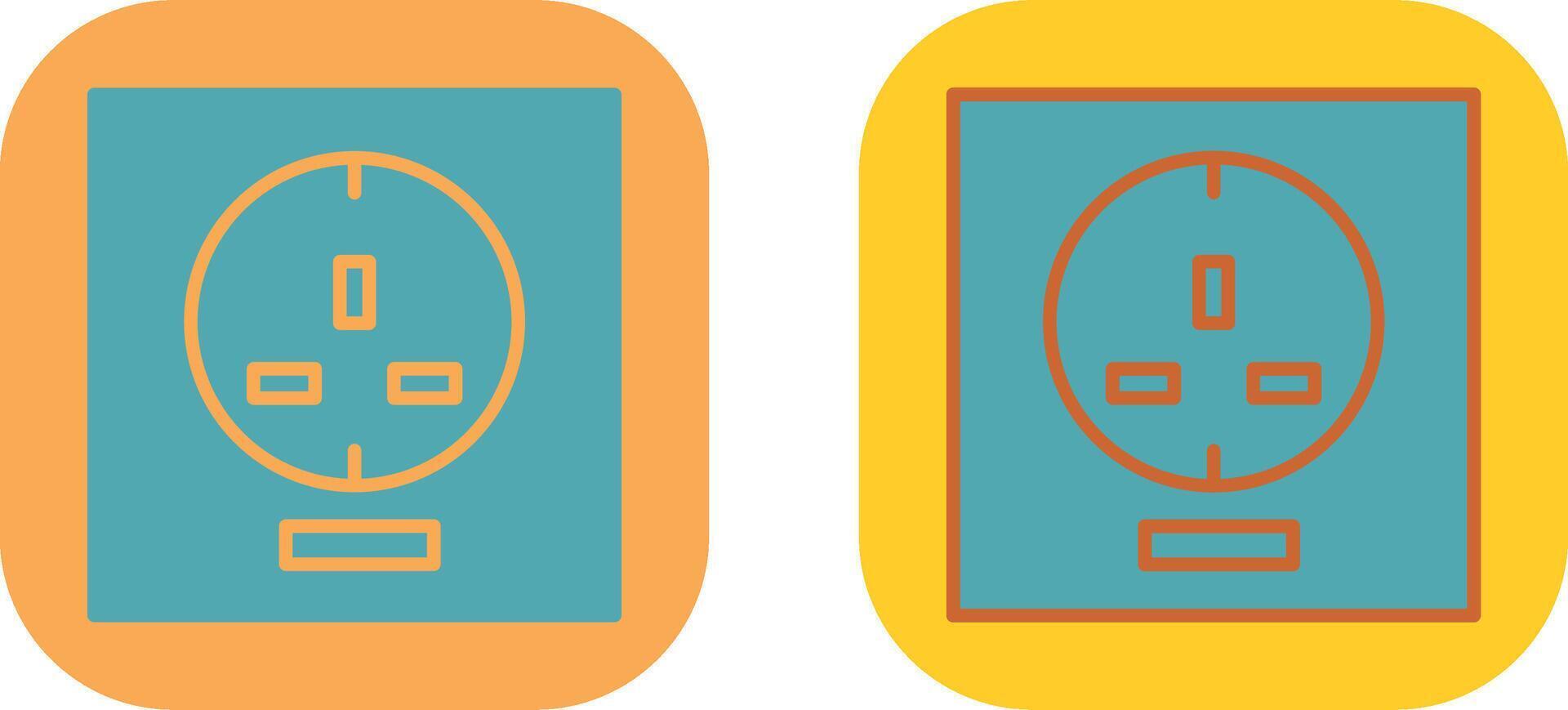 Socket Icon Design vector