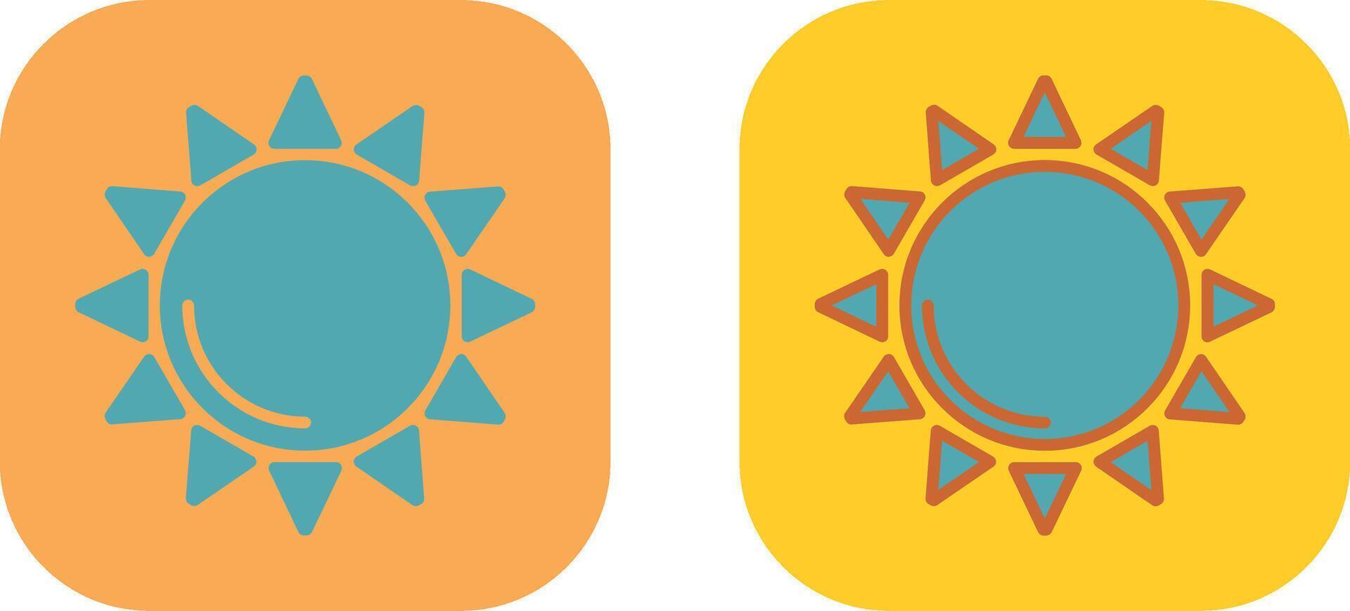 Sun Icon Design vector