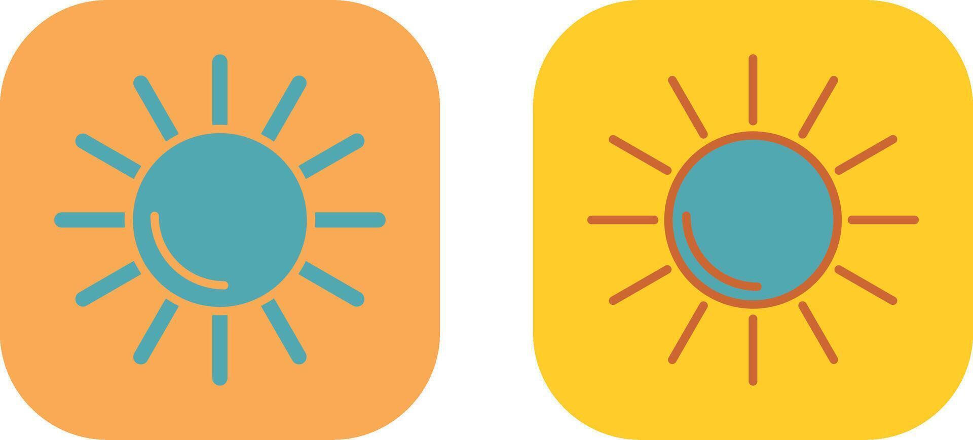 Sun Icon Design vector
