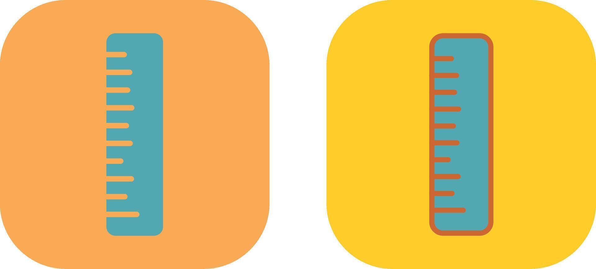 Ruler Icon Design vector
