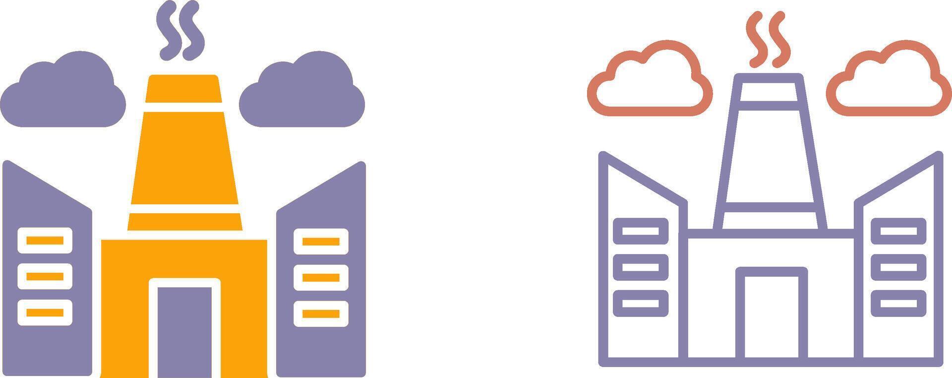 Factory Icon Design vector