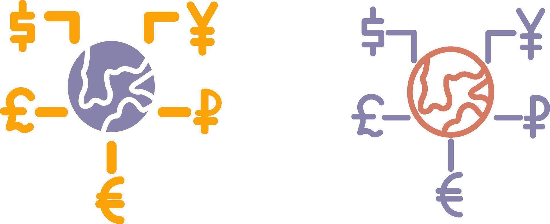 Currency Icon Design vector