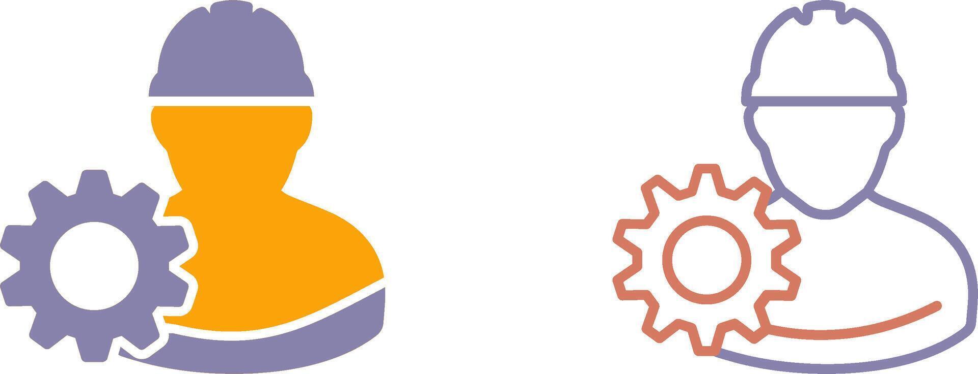 Engineer Icon Design vector