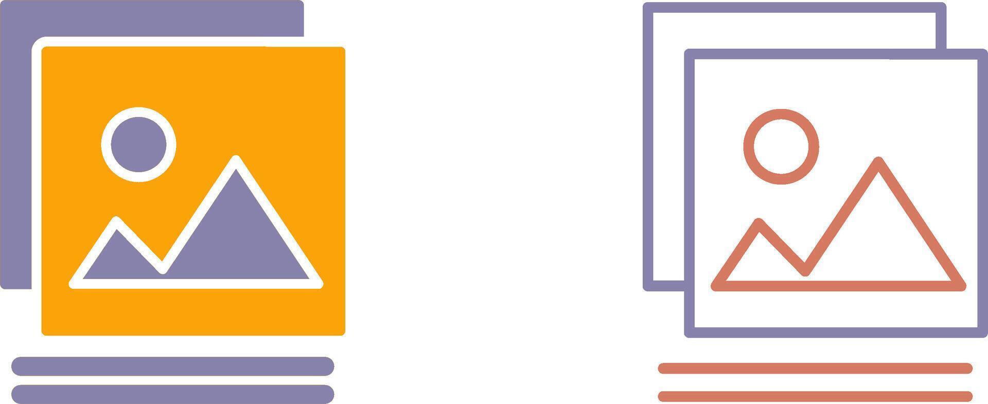 Gallery Icon Design vector