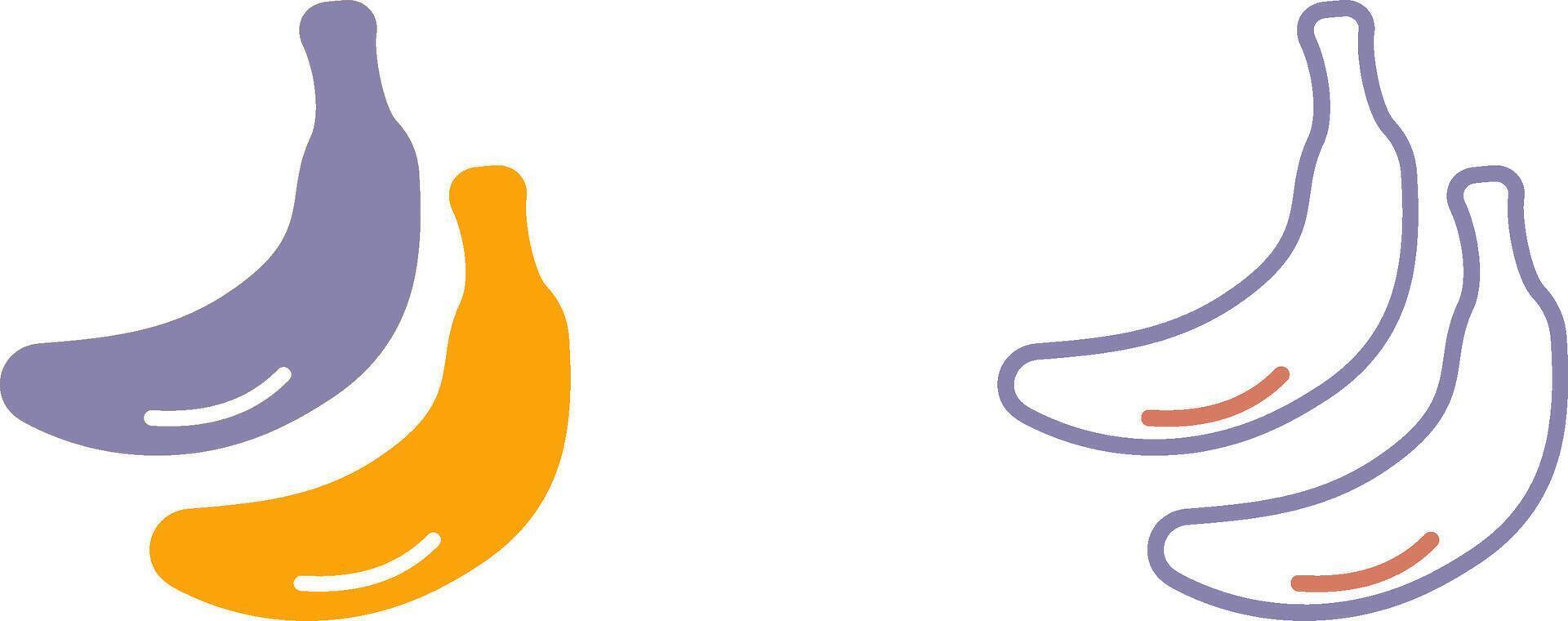 Banana Icon Design vector