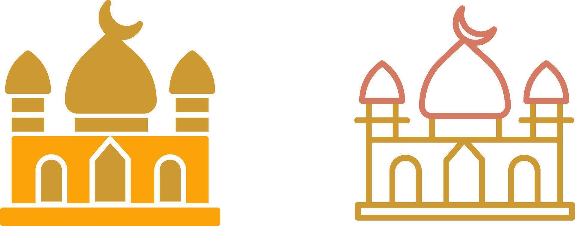 diseño de icono de mezquita vector