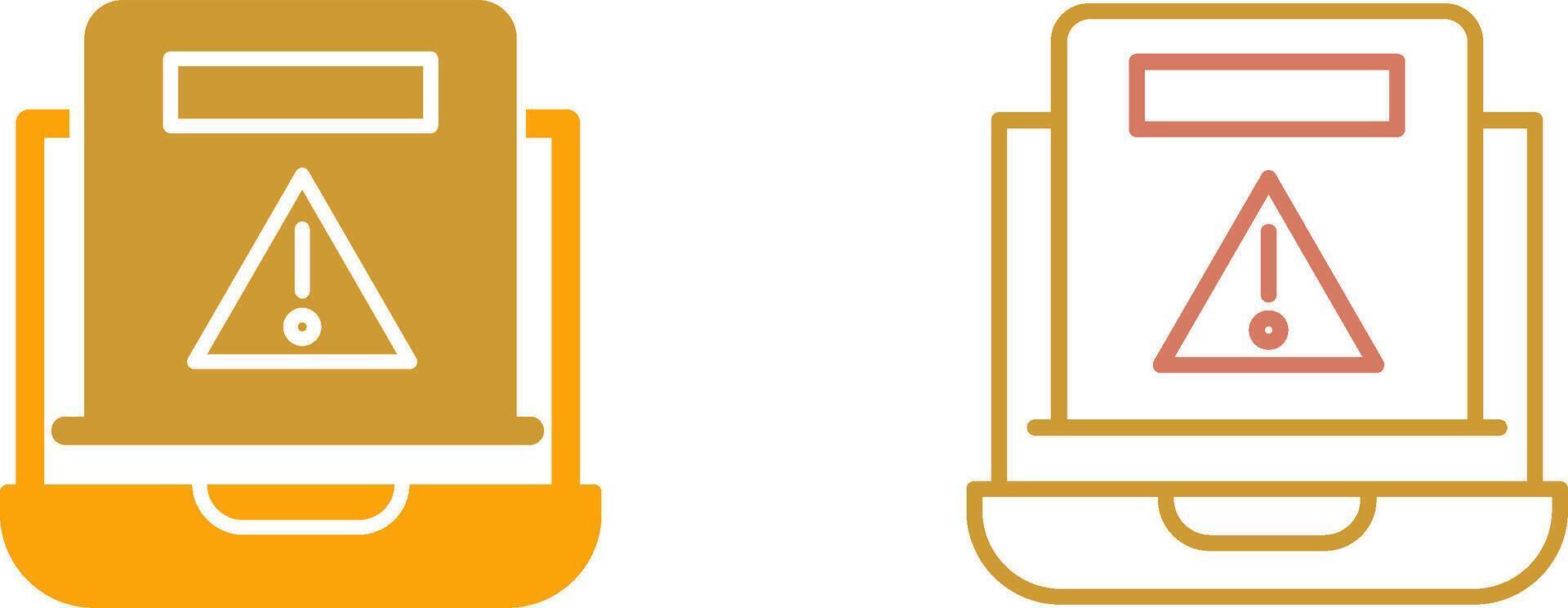Error Icon Design vector