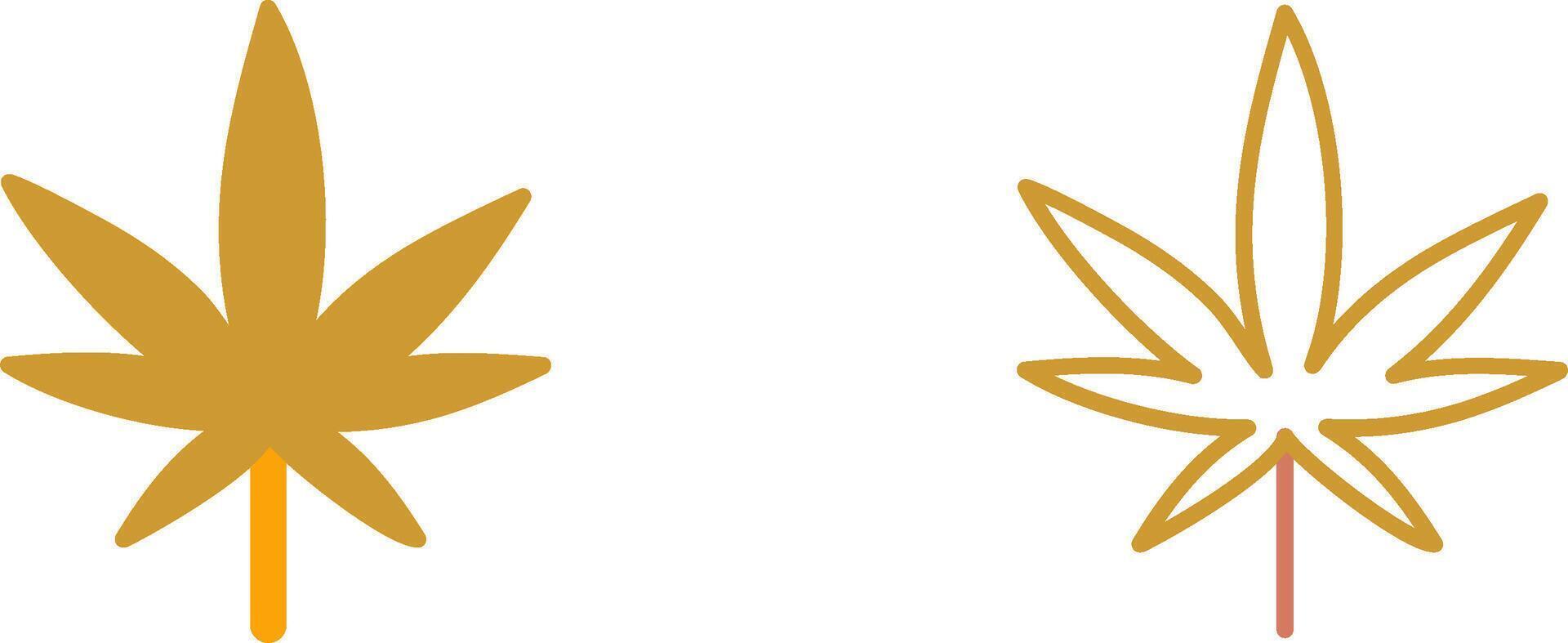 Weed Icon Design vector