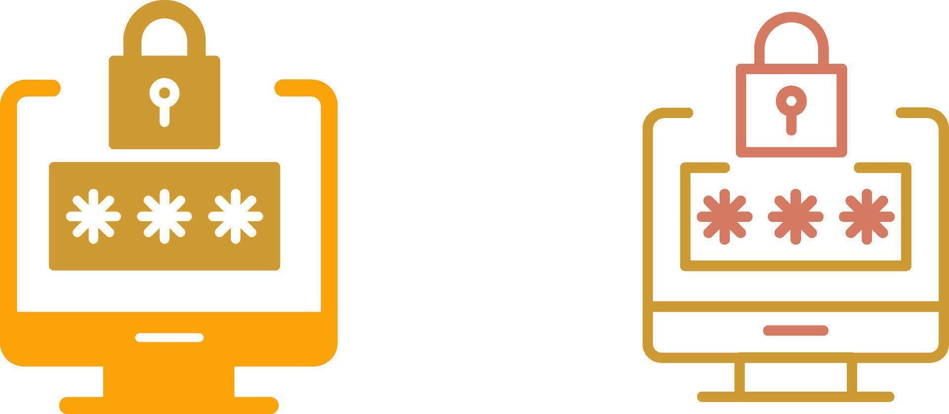 Lock Icon Design vector