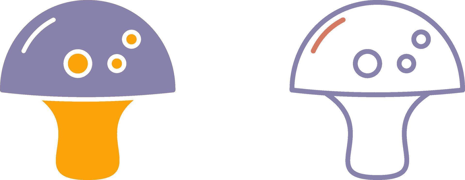 Mushrooms Icon Design vector