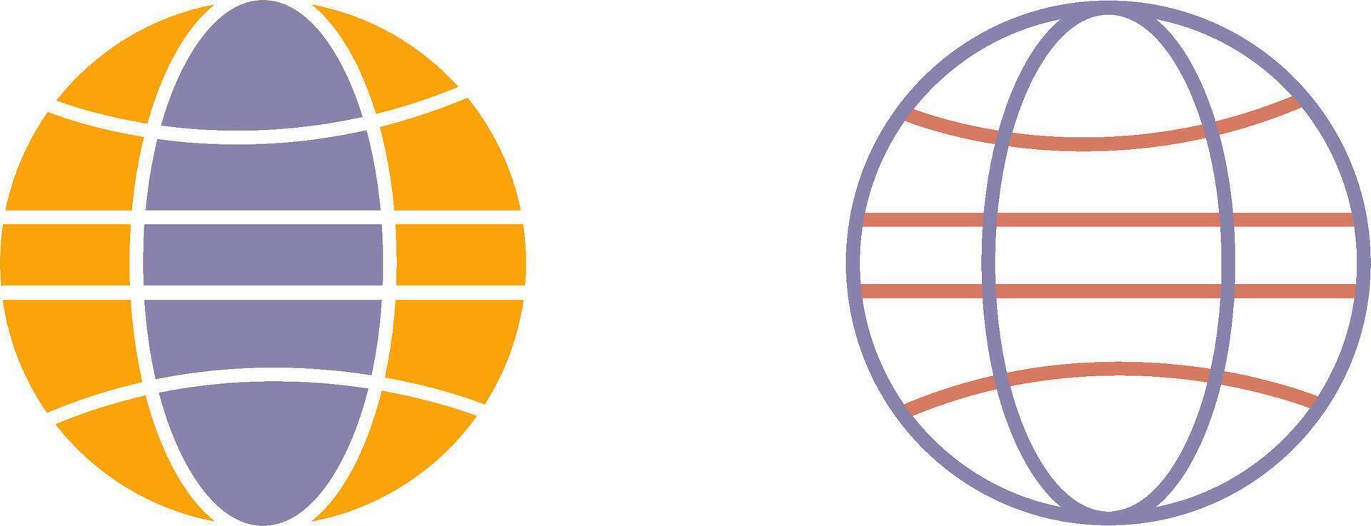 Globe Icon Design vector