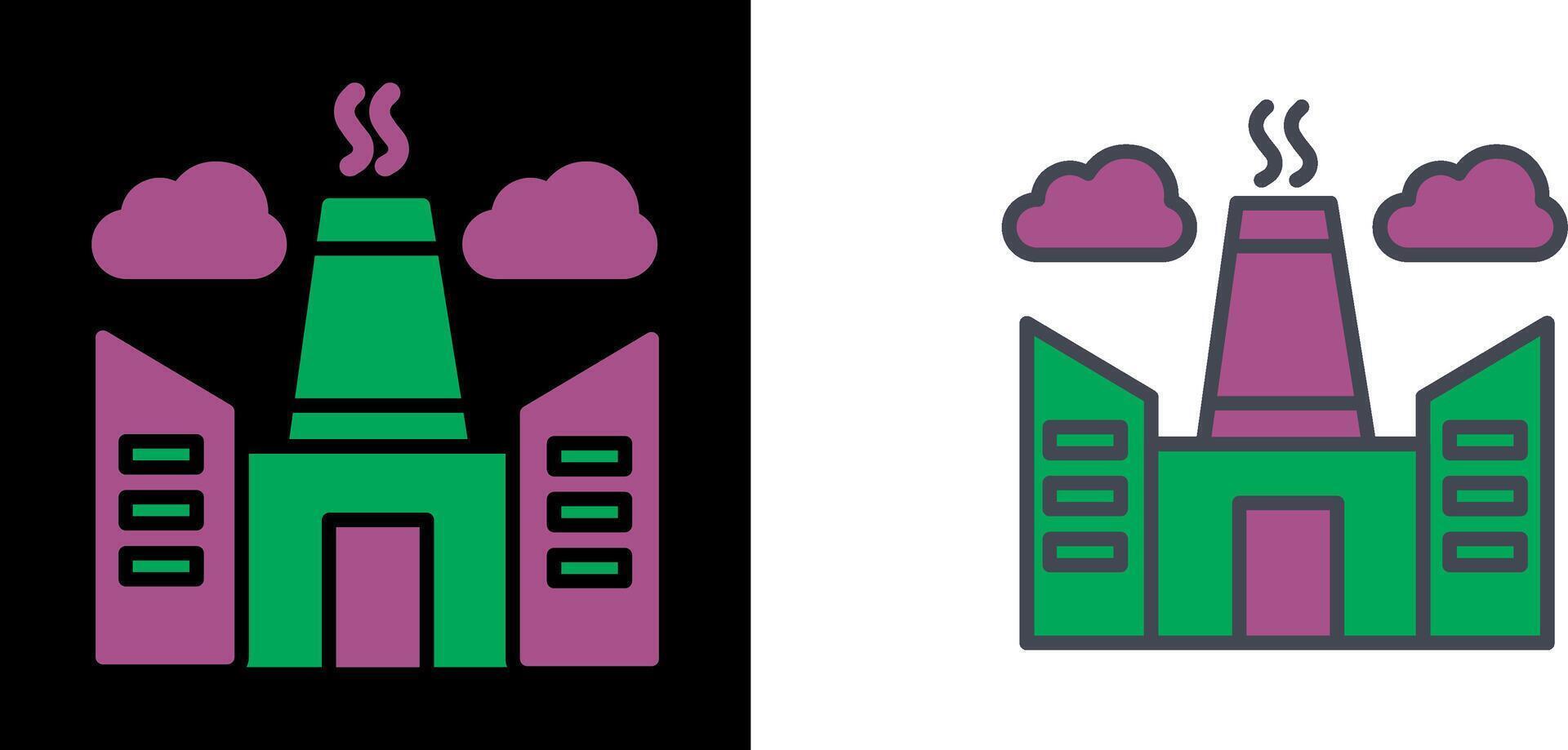 Factory Icon Design vector