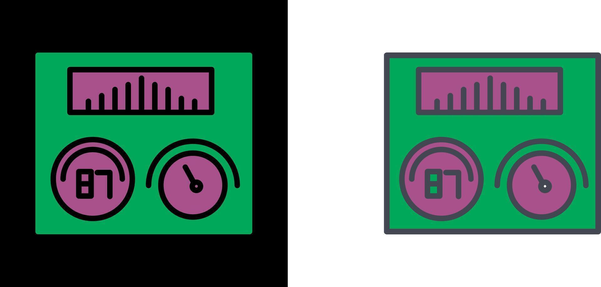 Thermoregulator Icon Design vector