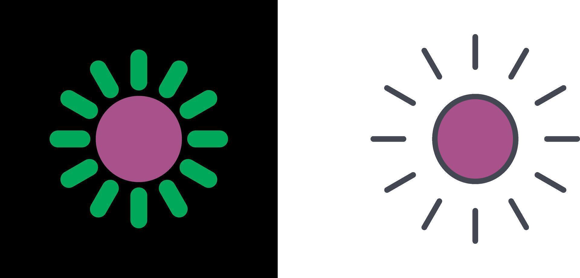 Sun Icon Design vector