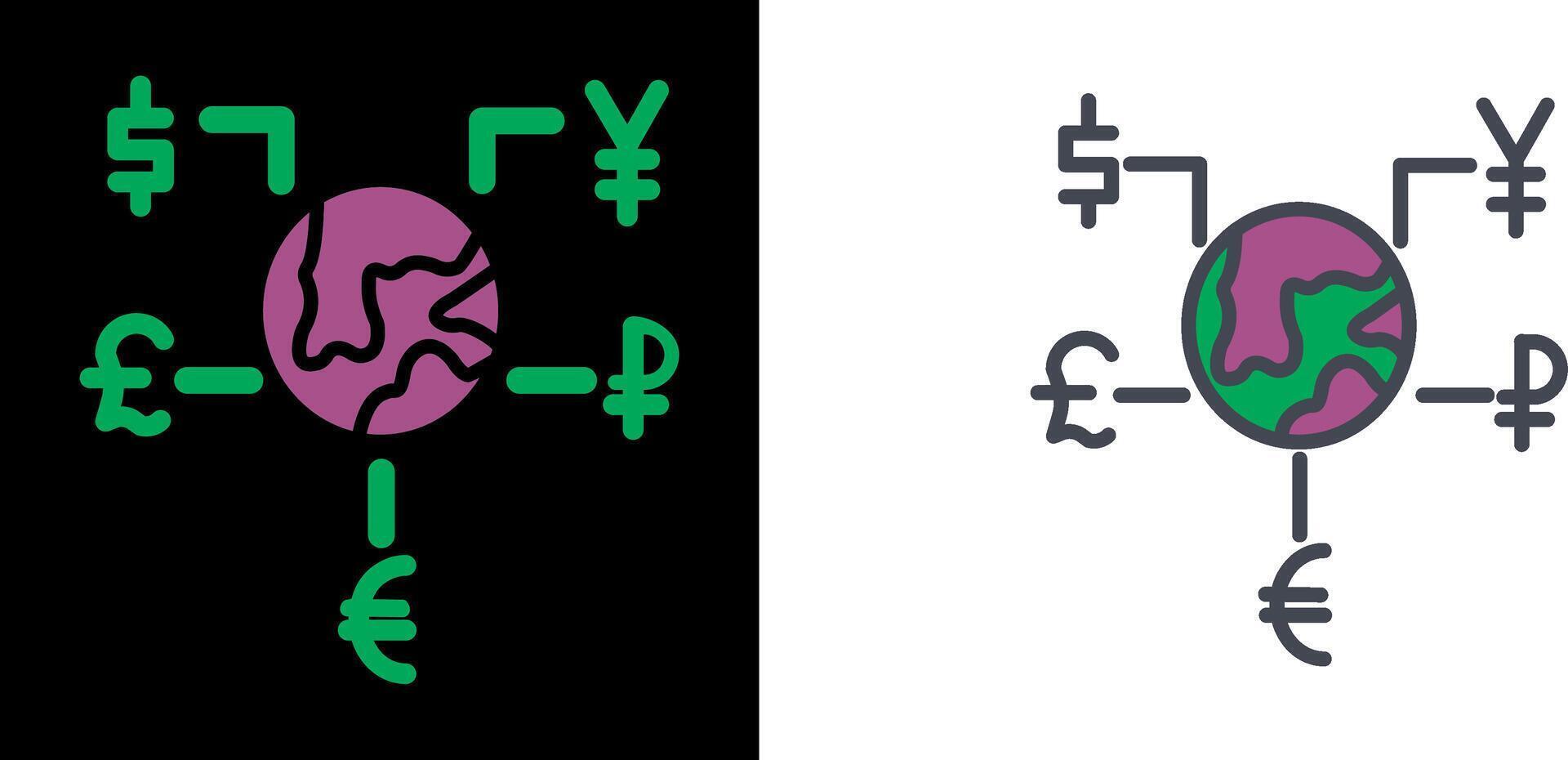 Currency Icon Design vector
