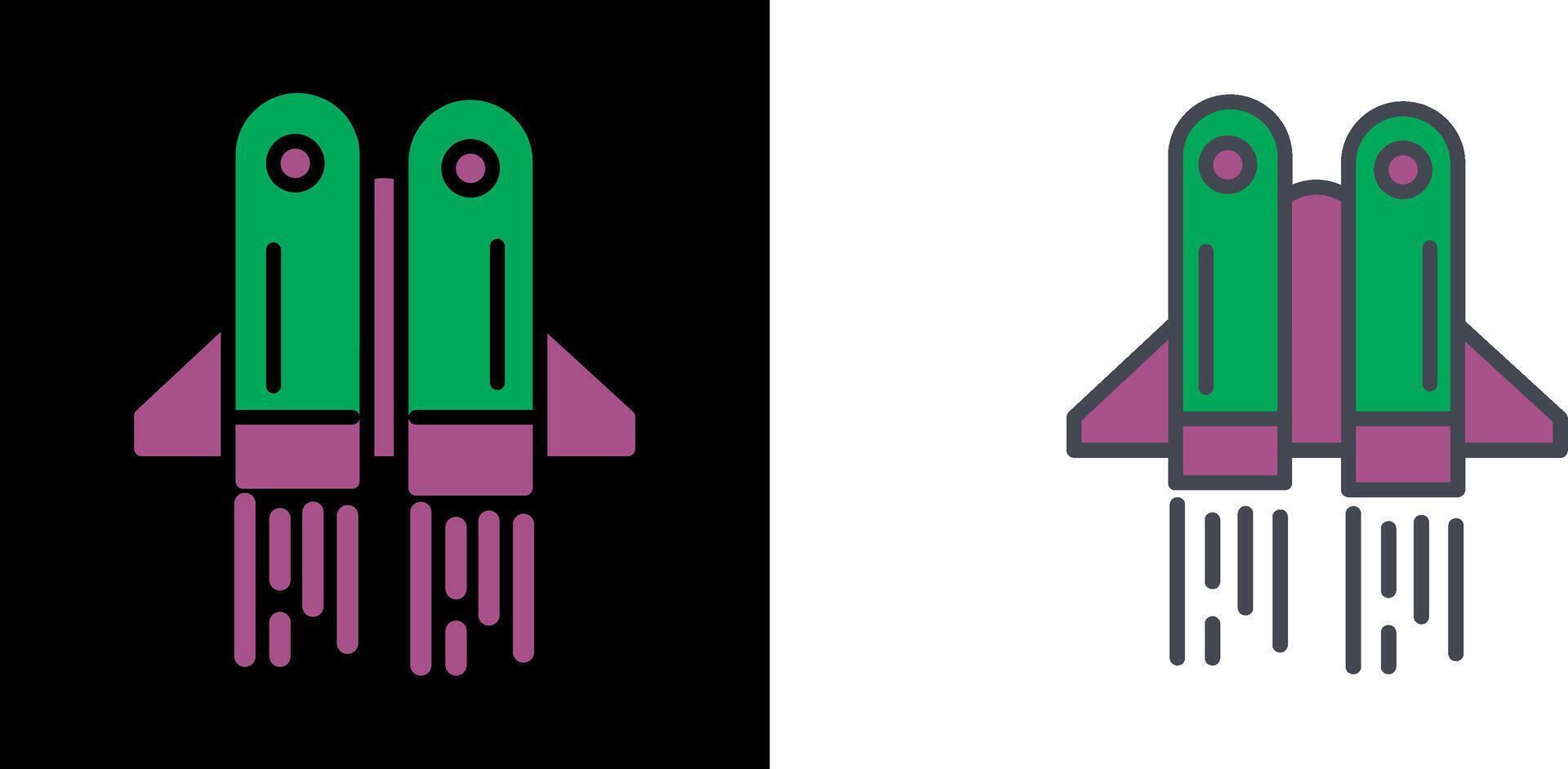 Jetpack Icon Design vector