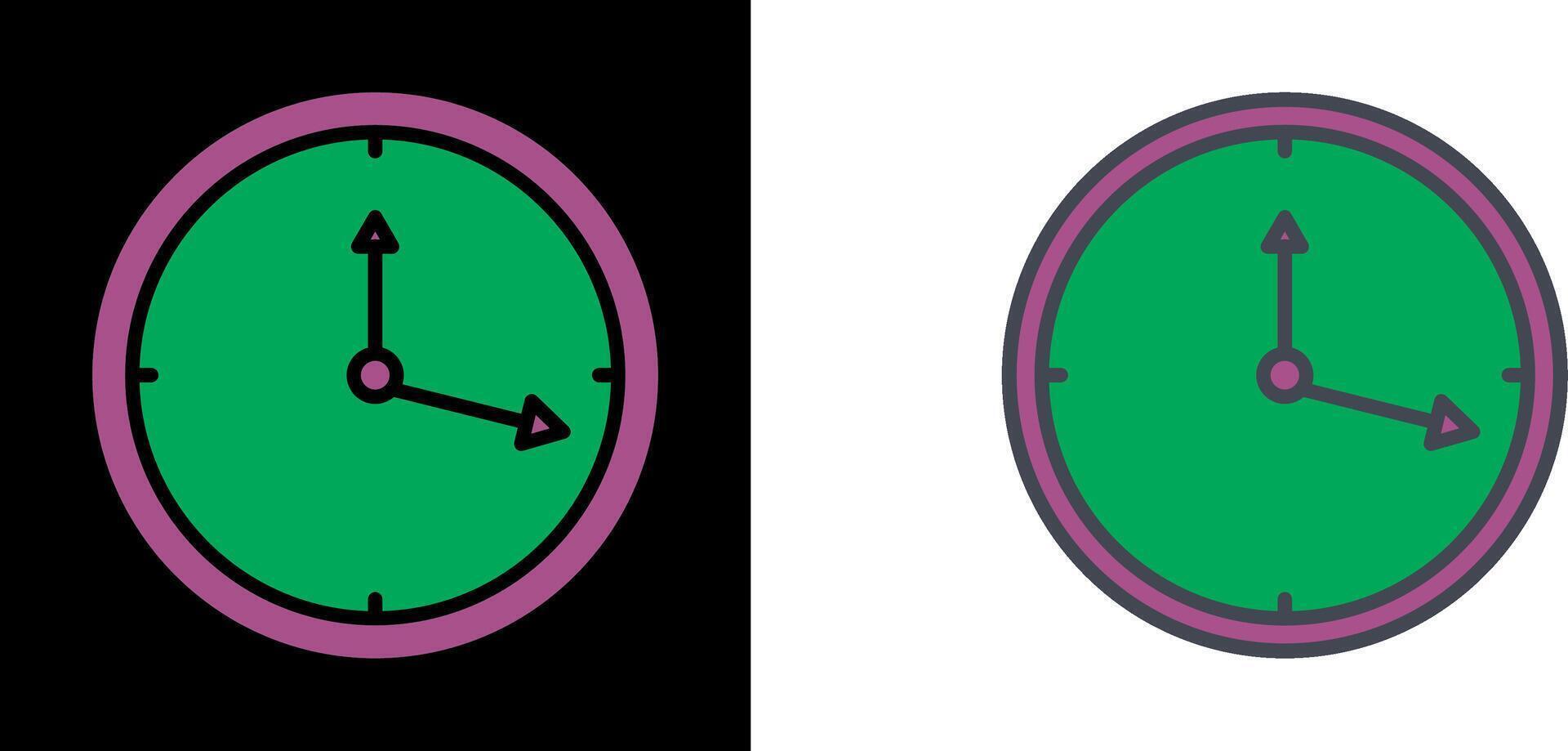 Clock Icon Design vector